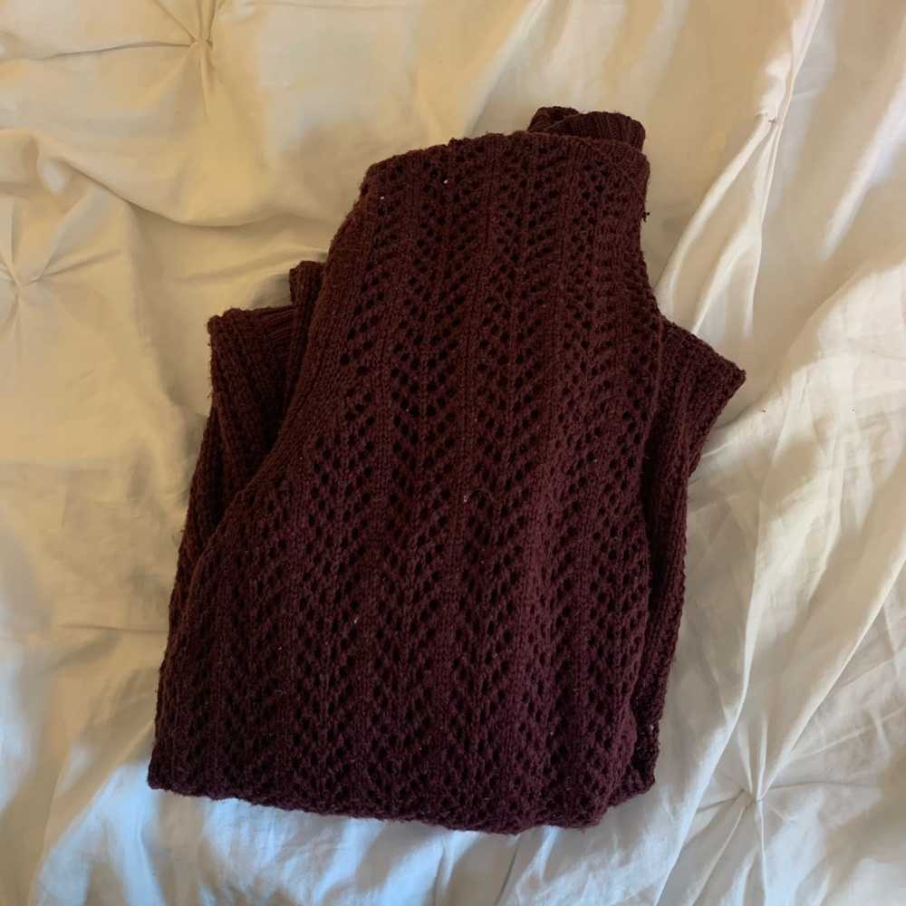 Burgundy Cardigan - Picture 3 of 4